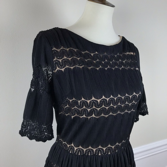 Marc Bouwer | Black and Tan Cut-out Dress - Picture 3 of 6